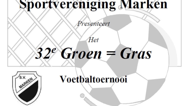 Programma Groen = Gras Voetbaltoernooi 2024