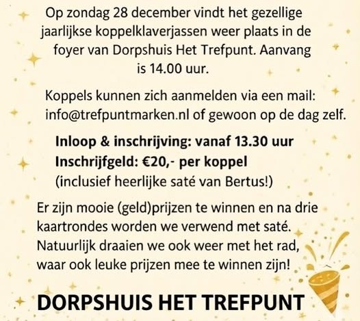 oudjaar klaverjassen 2